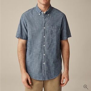J. Crew Chambray Blue Button Down Shirt